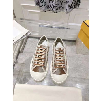 [Fendi] 펜디 도미노 캔버스 로우탑 스니커즈
