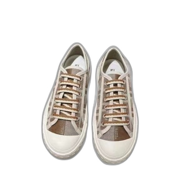 [Fendi] 펜디 도미노 캔버스 로우탑 스니커즈