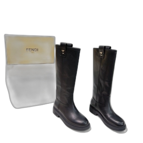 [ Fendi ] 펜디 가죽 롱 부츠