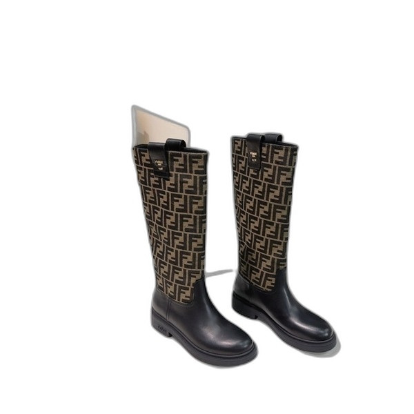 [ Fendi ] 펜디 가죽 롱 부츠