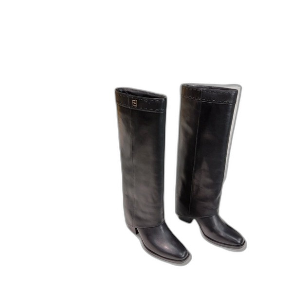 [ Fendi ] 펜디 가죽 롱 부츠