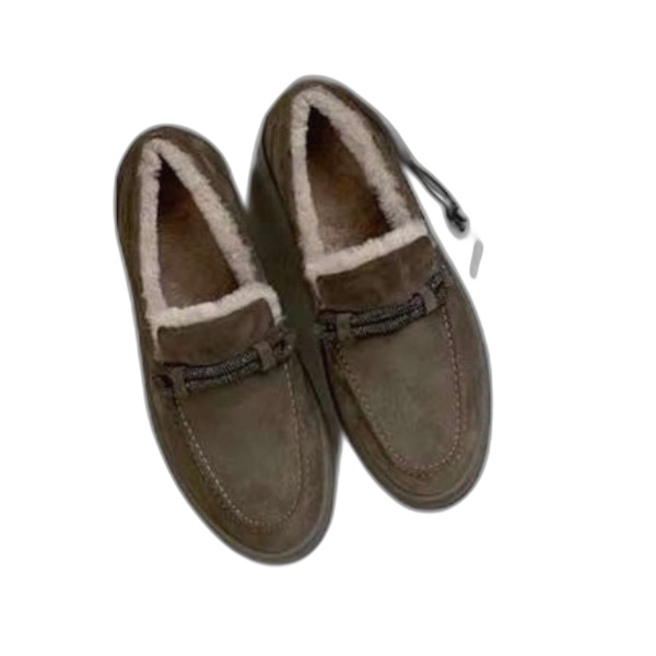 [Brunello Cucinelli] 브루넬로 쿠치넬리 모닐리 바 스웨이드 페니 로퍼