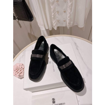 [Brunello Cucinelli] 브루넬로 쿠치넬리 모닐리 스웨이드 페니 로퍼