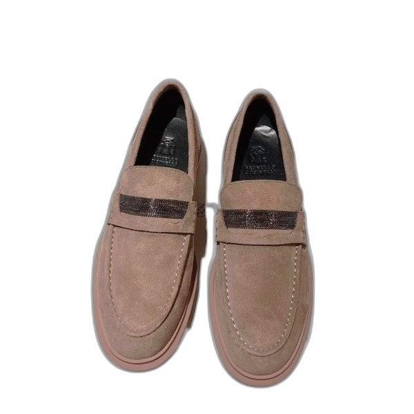 [Brunello Cucinelli] 브루넬로 쿠치넬리 모닐리 스웨이드 페니 로퍼