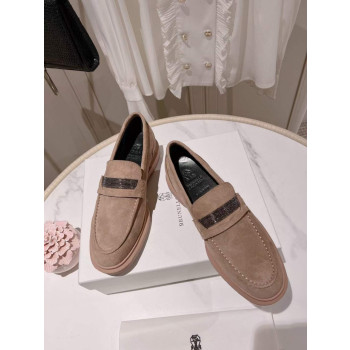 [Brunello Cucinelli] 브루넬로 쿠치넬리 모닐리 스웨이드 페니 로퍼