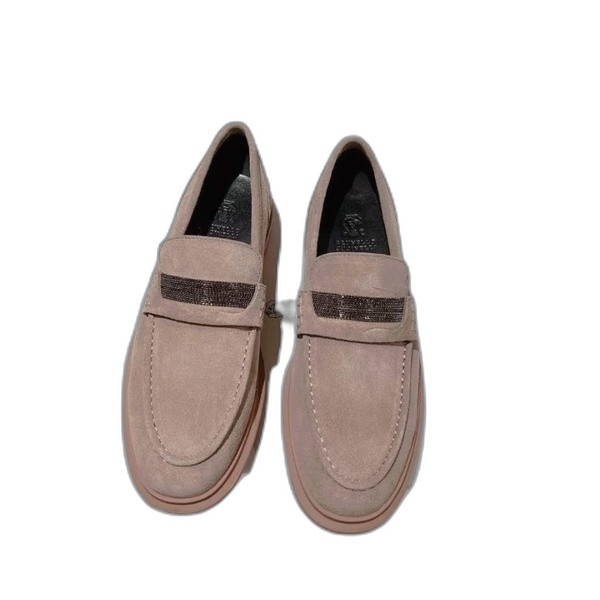 [Brunello Cucinelli] 브루넬로 쿠치넬리 모닐리 스웨이드 페니 로퍼