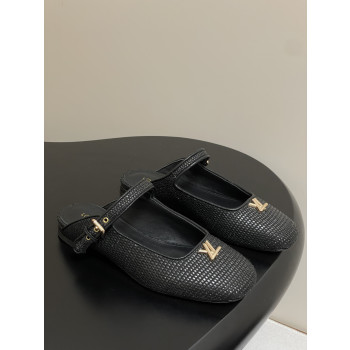 [ LV ] 라피아 발레리나 뮬