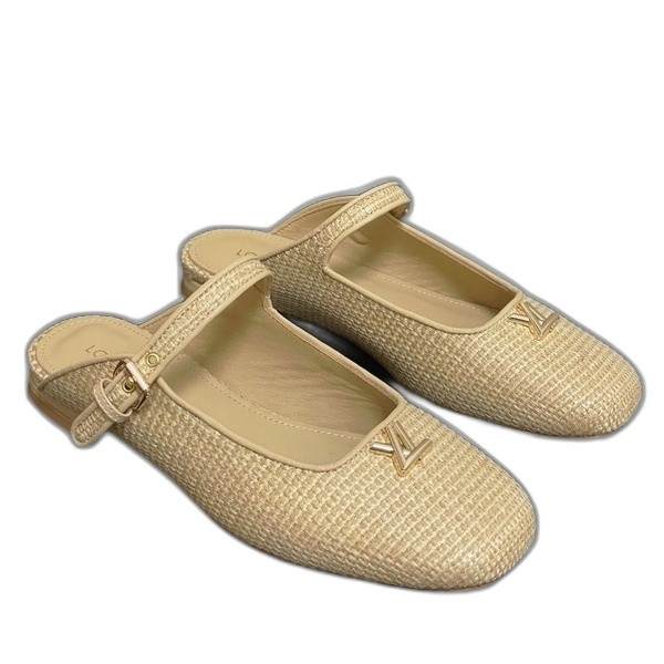 [ LV ] 라피아 발레리나 뮬