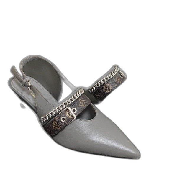 [ LV ] 바이브 슬링백 스틸레토 힐