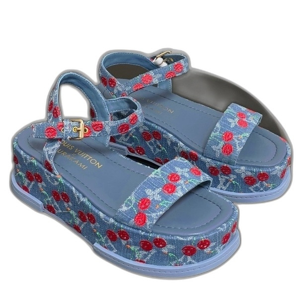 [ LV ] 마야 플랫폼 샌들