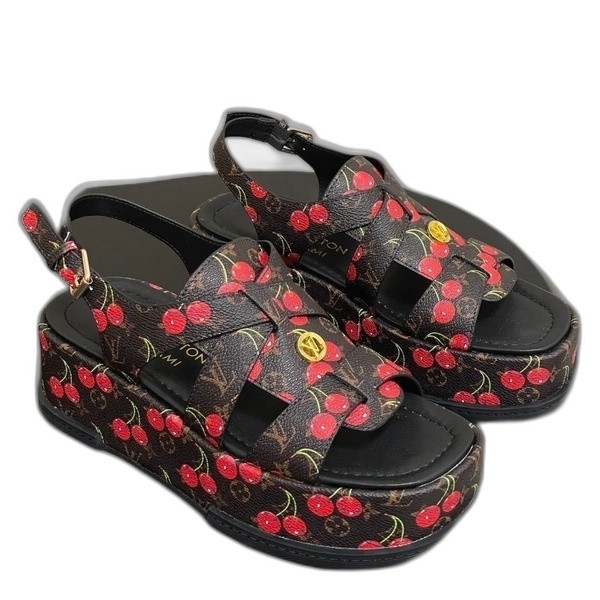 [ LV ] 마야 플랫폼 샌들