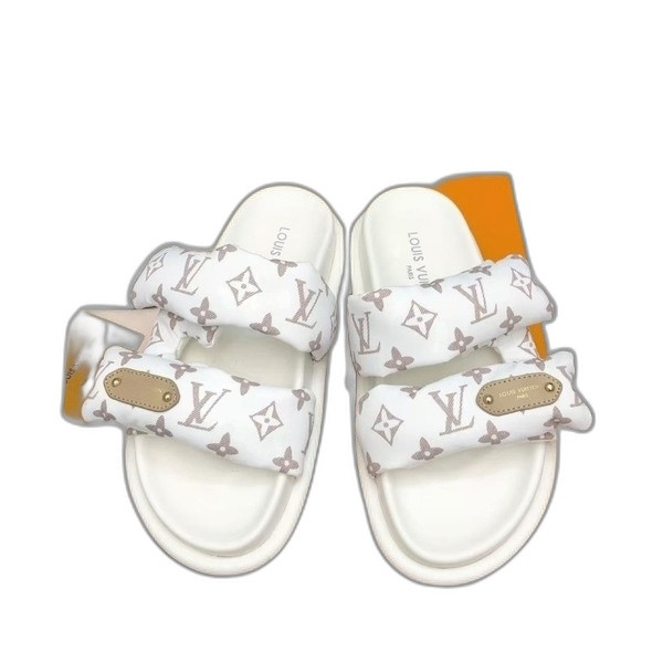 [ LV ] 풀 필로우 컴포트 뮬 샌들