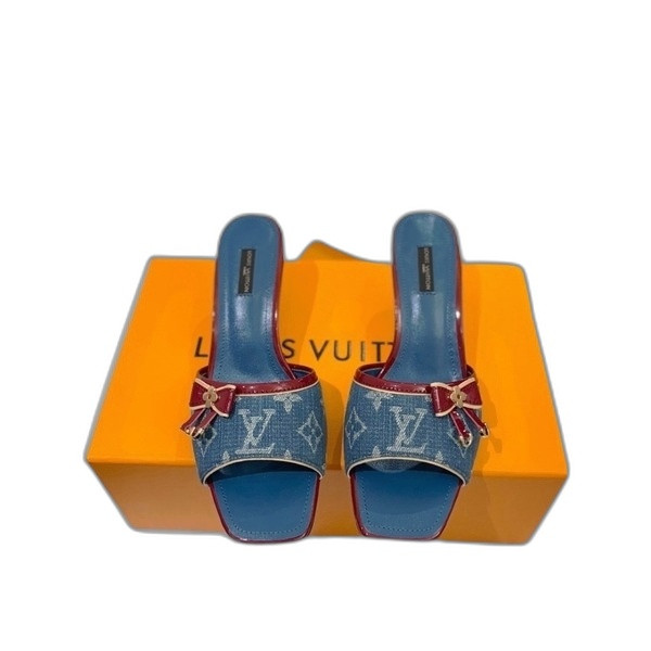 [ LV ] 릴리 리본 뮬 힐