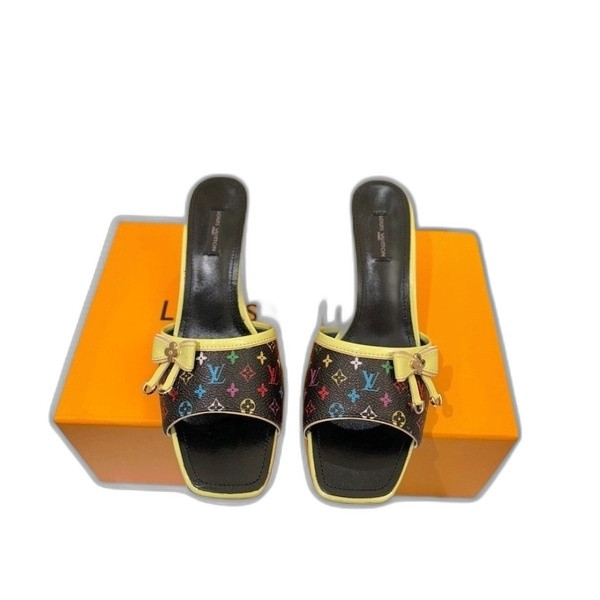 [ LV ] 릴리 리본 뮬 힐