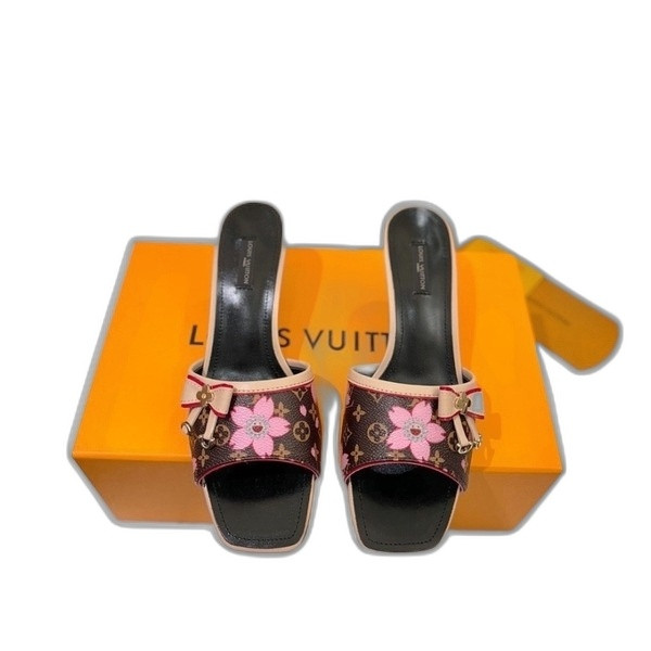 [ LV ] 릴리 리본 뮬 힐