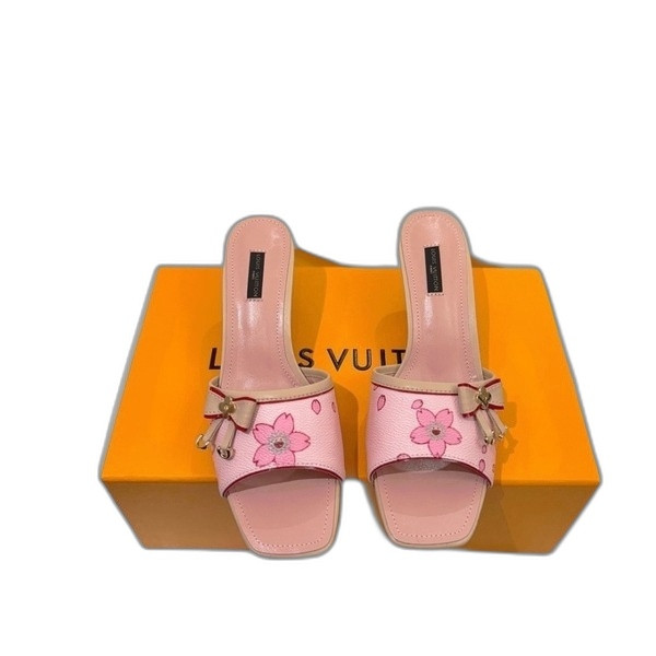 [ LV ] 릴리 리본 뮬 힐