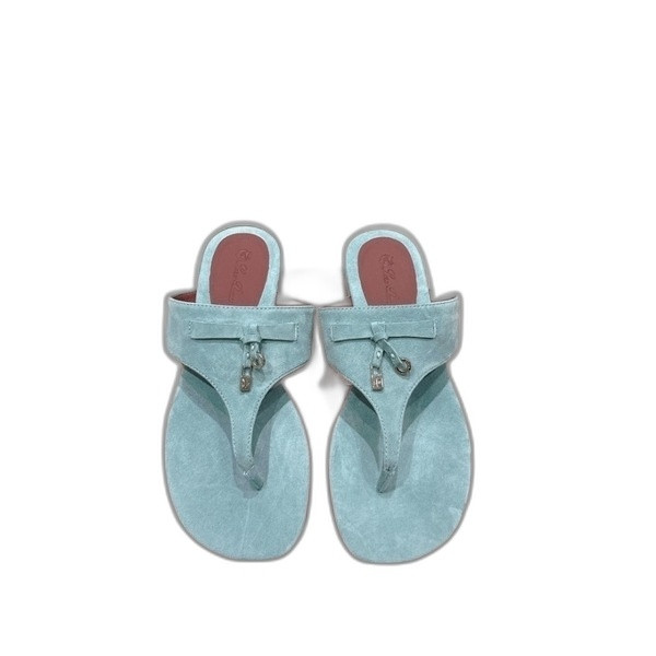 [ Loro Piana ] 로로피아나 참스 스웨이드 샌들