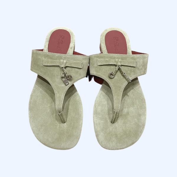 [ Loro Piana ] 로로피아나 참스 스웨이드 샌들