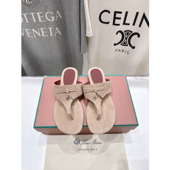 [ Loro Piana ] 로로피아나 참스 스웨이드 샌들