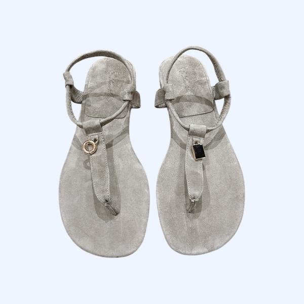 [ Loro Piana ] 로로피아나 민딜 스웨이드 샌들