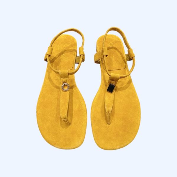 [ Loro Piana ] 로로피아나 민딜 스웨이드 샌들