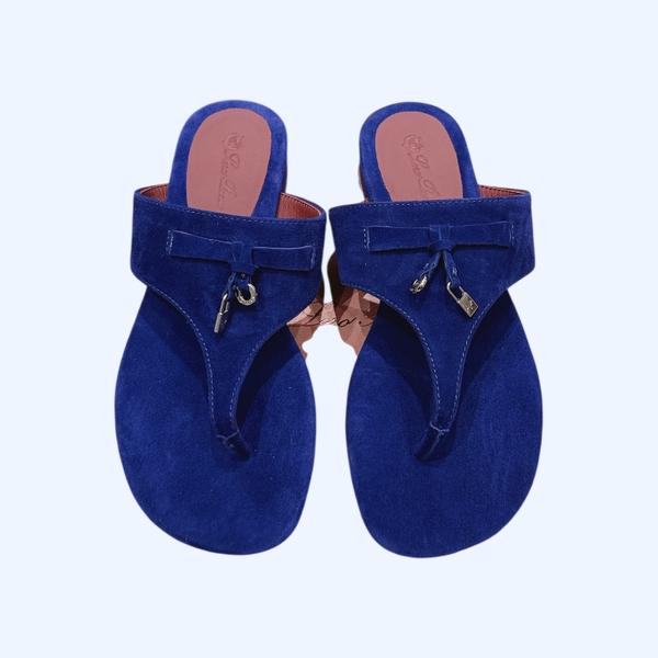 [ Loro Piana ] 로로피아나 참스 스웨이드 샌들