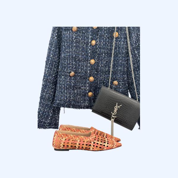 [ Loro Piana ] 로로피아나 Ayame 발레 플랫