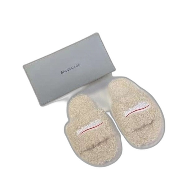 [Balenciaga] 발렌시아가 퍼리 슬라이드