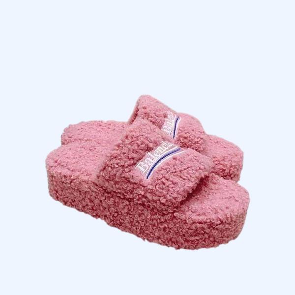 [Balenciaga] 발렌시아가 퍼리 슬라이드