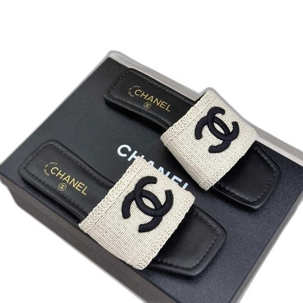 [ 샤넬 ] 25C 이른 봄 니트 더블C 슬리퍼