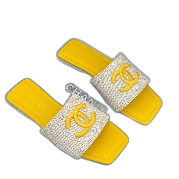 [ 샤넬 ] 25C 이른 봄 니트 더블C 슬리퍼