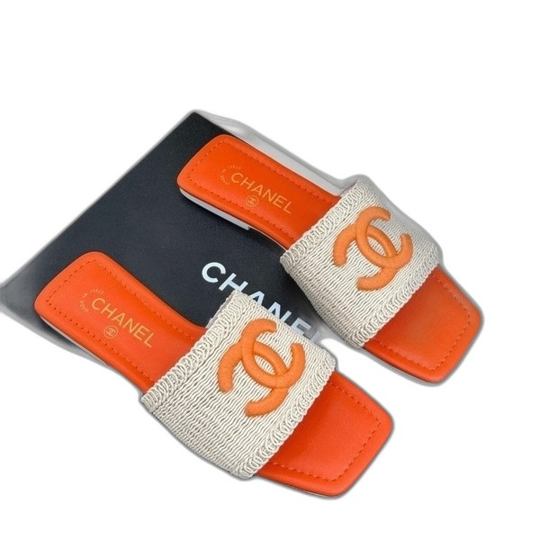 [ 샤넬 ] 25C 이른 봄 니트 더블C 슬리퍼