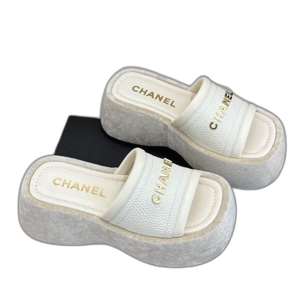 [ 샤넬 ] 25S 신상 플랫폼 슬리퍼