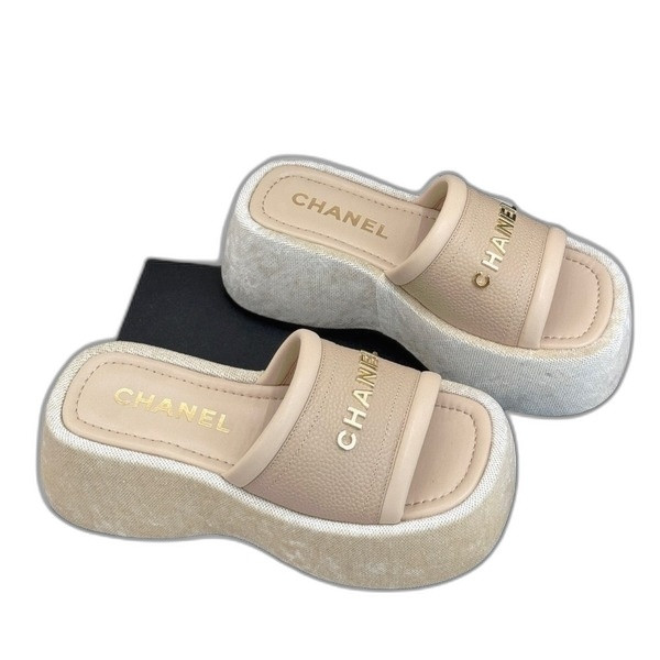 [ 샤넬 ] 25S 신상 플랫폼 슬리퍼