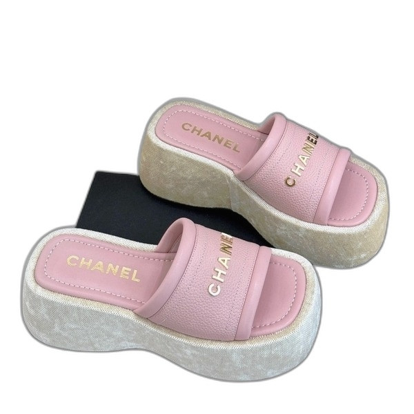 [ 샤넬 ] 25S 신상 플랫폼 슬리퍼