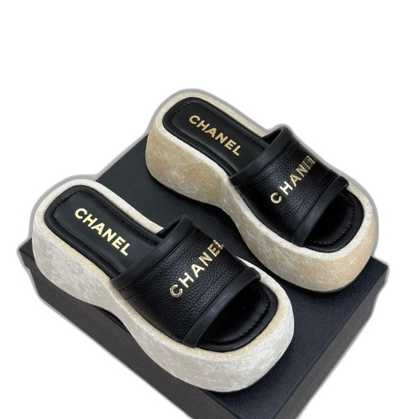 [ 샤넬 ] 25S 신상 플랫폼 슬리퍼
