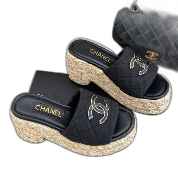 [ 샤넬 ] 25S 이른 봄 신상 플랫폼 샌들