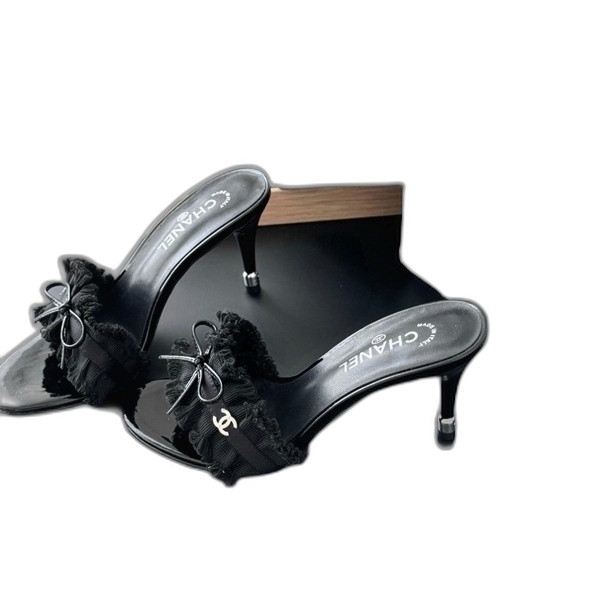 [ 샤넬 ] 빈티지 샌들 8cm