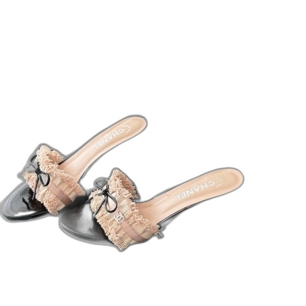 [ 샤넬 ] 빈티지 샌들 5cm