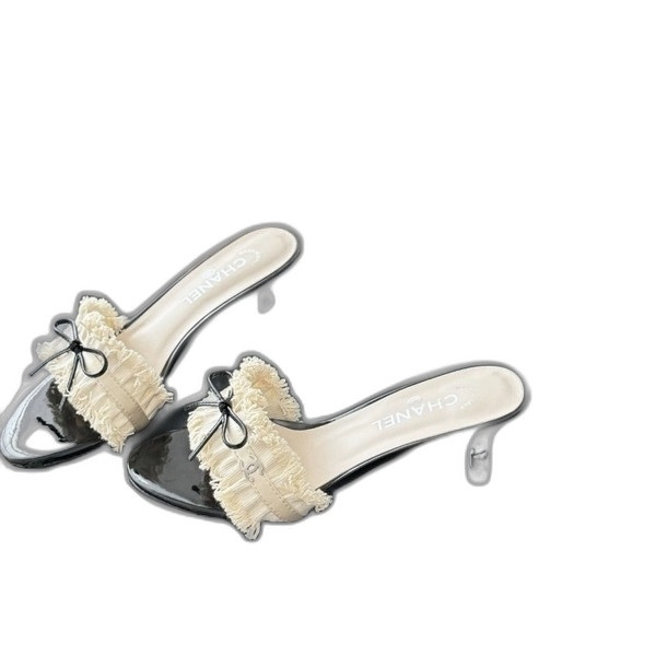 [ 샤넬 ] 빈티지 샌들 5cm