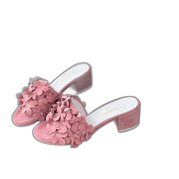 [ 샤넬 ] 25P 신상 까멜리아 샌들 뮬