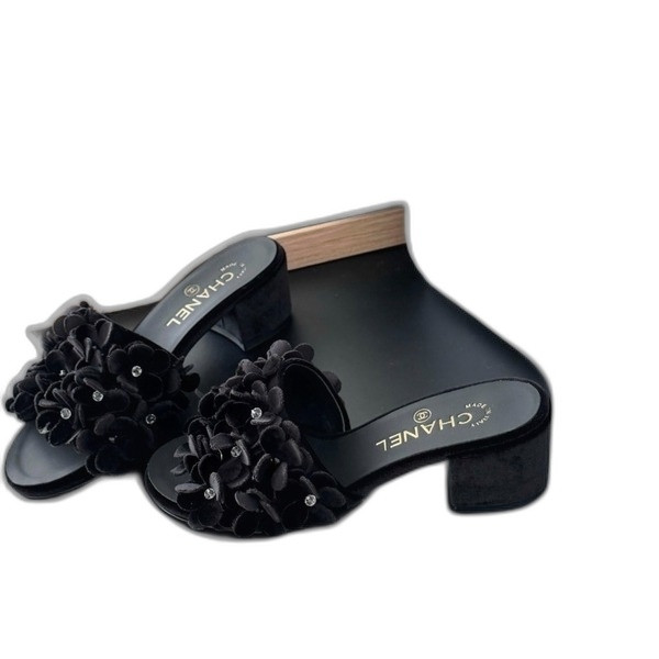 [ 샤넬 ] 25P 신상 까멜리아 샌들 뮬