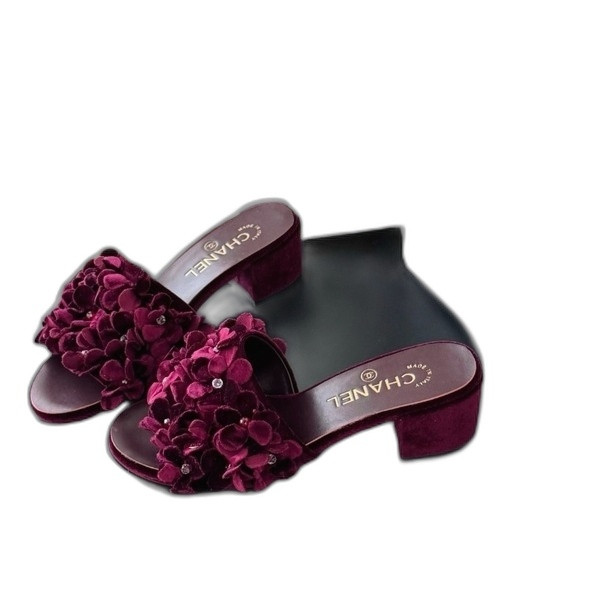 [ 샤넬 ] 25P 신상 까멜리아 샌들 뮬