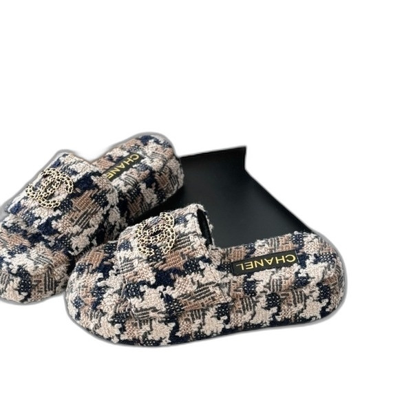 [ 샤넬 ] 25P 봄여름 신상 트위드 슬리퍼