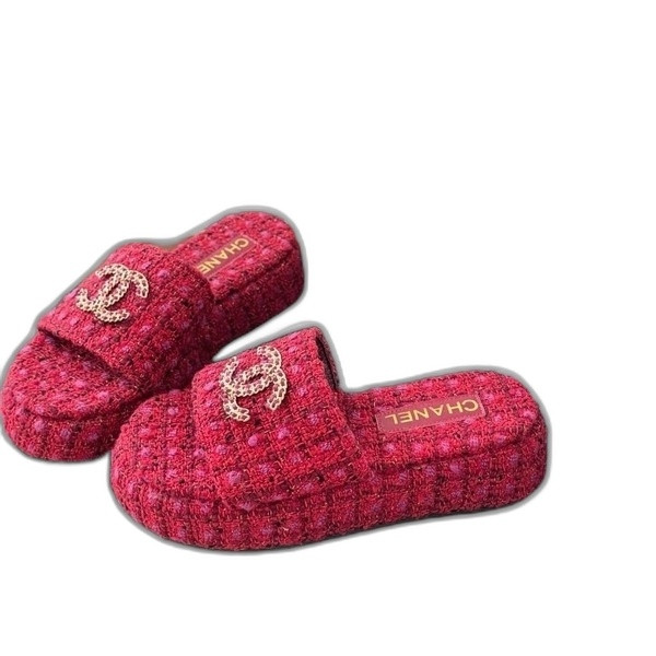 [ 샤넬 ] 25P 봄여름 신상 트위드 슬리퍼