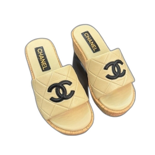 [ 샤넬 ] CC 로고 뮬