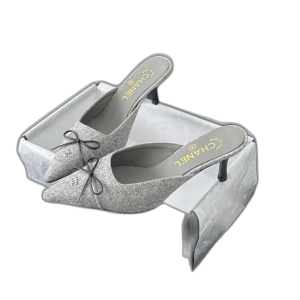 [ 샤넬 ] 뮬 슈즈 힐