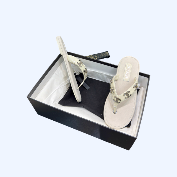 [ 샤넬 ] 25 베스트 끈 슬리퍼 쪼리