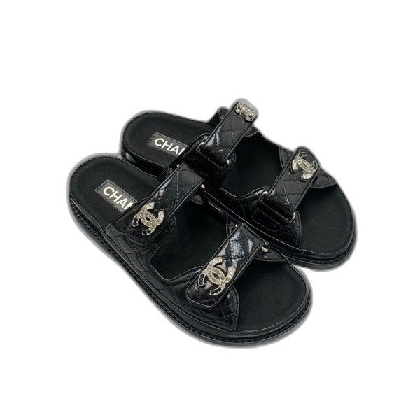 [ 샤넬 ] 25C 봄여름 클래식 벨크로 뮬