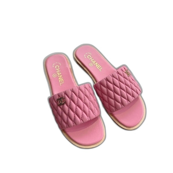 [ Chanel ] 샤넬 퀼팅 뮬 슬라이드